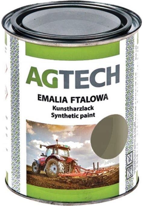 Zdjęcie opakowania farby Agtech w kolorze mysio-szarym