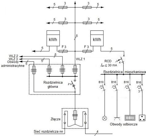 Schemat połączeń elektrycznych (przykładowy)