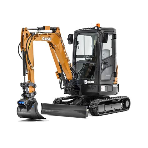 Zdjęcie minikoparki z widocznym szybkozłączem i różnymi typami łyżek