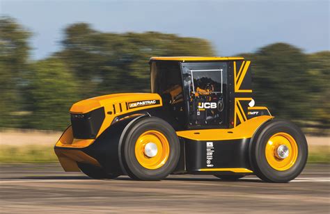 Zdjęcie JCB Fastrac Two bijącego rekord prędkości