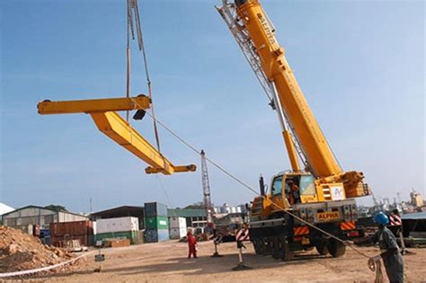 Thematic photo of a mobile crane in operation