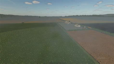 mapa z polami uprawnymi w Farming Simulator 15