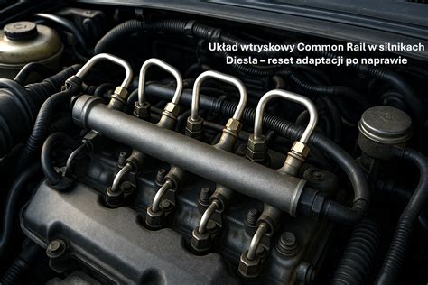 Infografika przedstawiająca działanie technologii Common Rail w silnikach