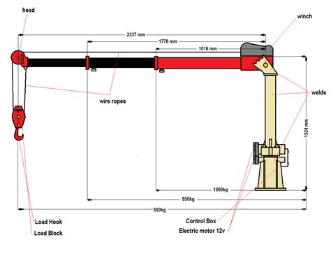 Technical diagram of a 6-axis mobile crane chassis