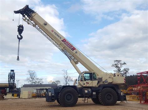 Photo of Terex RT1080 crane with extended jib