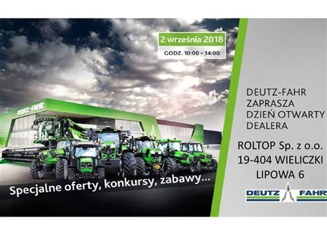 Zdjęcie przedstawiające Autoryzowanego Dealera Ciągników i Kombajnów Deutz-Fahr