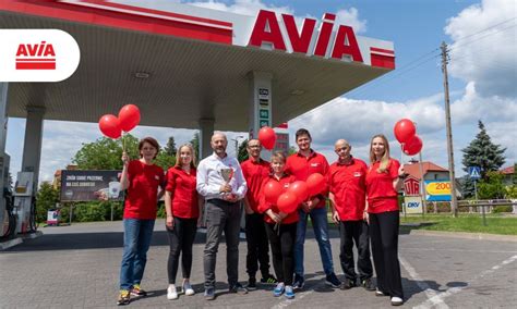 nowoczesna stacja paliw Avia w Polsce