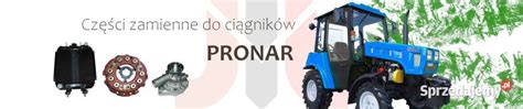 Infografika przedstawiająca różne rodzaje części zamiennych do ciągników Ford