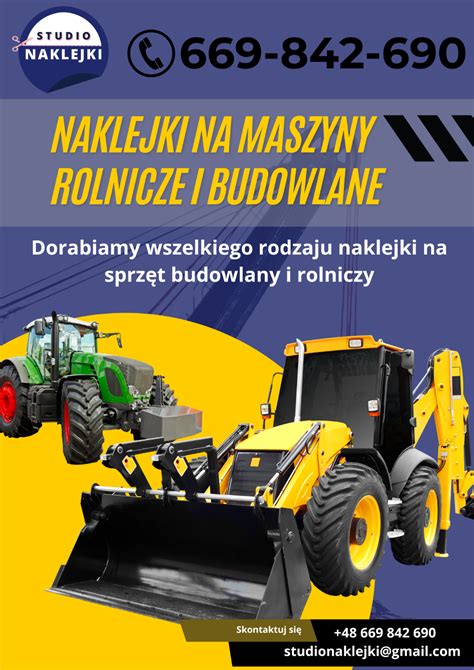 Schemat przedstawiający przykładowe maszyny rolnicze i budowlane, dla których istotne jest monitorowanie motogodzin.