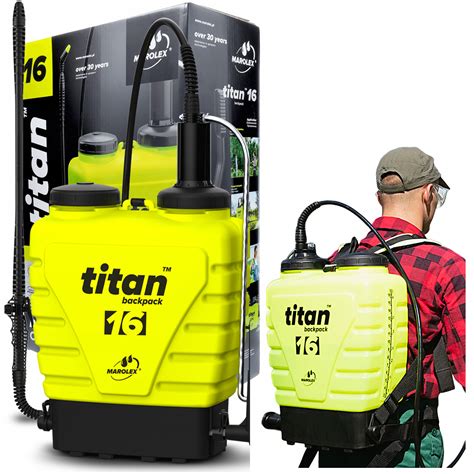 Opryskiwacz plecakowy Titan 16 w zastosowaniach ogrodowych