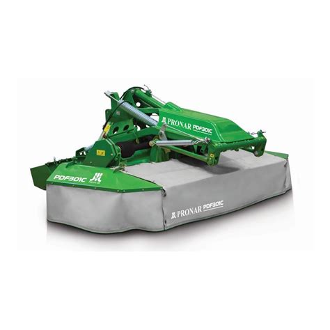 Kosiarka czołowa dyskowa PRONAR PDF 301C w akcji.