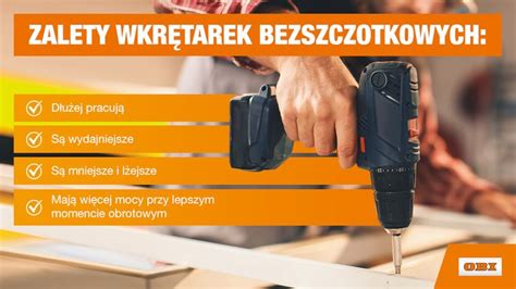 Infografika: Zalety silników bezszczotkowych w elektronarzędziach