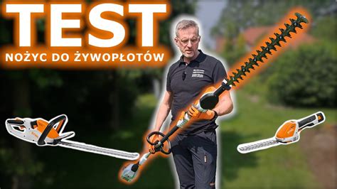 Zestawienie akumulatorowych nożyc do żywopłotu STIHL
