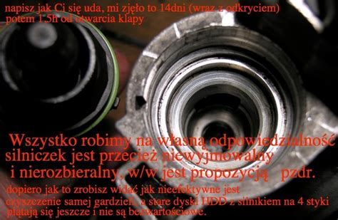 Rozbieranie i czyszczenie solenoidu