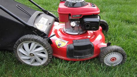 Thematic photo of an AL-KO Solo lawn mower with a Honda engine in a green garden