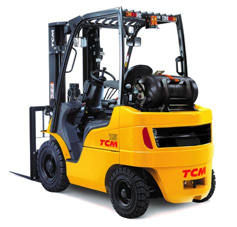 Wózek widłowy spalinowy pracujący na zewnątrz