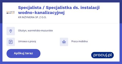 Specjalista ds. instalacji wodno-kanalizacyjnych w trakcie pracy
