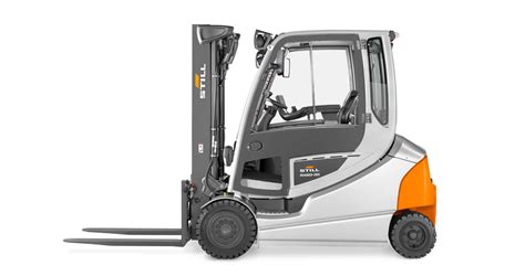 The Still RX 80 series forklift operating in a warehouse, lifting heavy loads