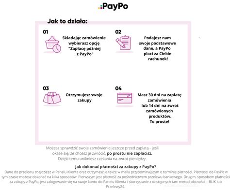Infografika: jak działa płatność PayPo