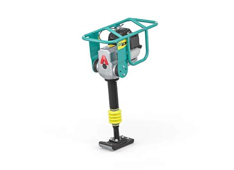 Uchwyt zagęszczarki stopowej Ammann ATR 30 z widoczną stopą roboczą