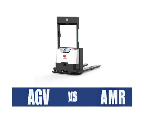 Infographic comparing forklift AMR/AGV and Top/Deck Loader AMR