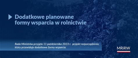 infografika przedstawiająca formy wsparcia dla rolników i sadowników