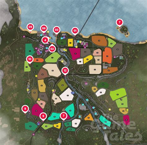 Szkocki krajobraz na mapie Kinlaig w Farming Simulator 25