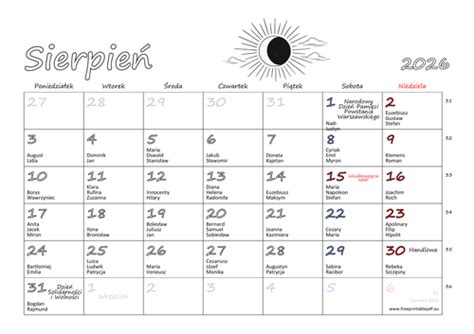 Kalendarz pokazujący terminy badań odbiorczych, okresowych i konserwacyjnych wózków widłowych