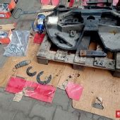 Schemat budowy siodła w ciągniku siodłowym
