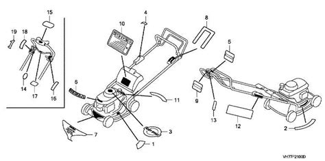Detailed photo of the lawn mower's handle adjustment mechanism