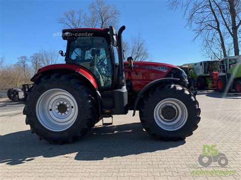Widok z kabiny operatora Case IH Puma 200