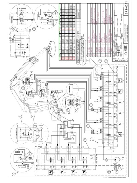 Schemat techniczny żurawia gąsienicowego Terex LC 300 z wyszczególnieniem zasięgu ramienia