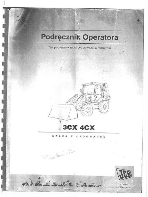 zdjęcie kabiny operatora JCB 3CX