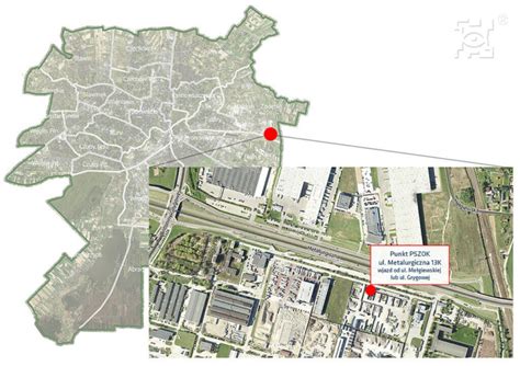 Mapa lokalizacji PSZOK w Radymnie
