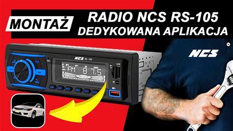 Zdjęcie zamontowanego radia w desce rozdzielczej ciągnika