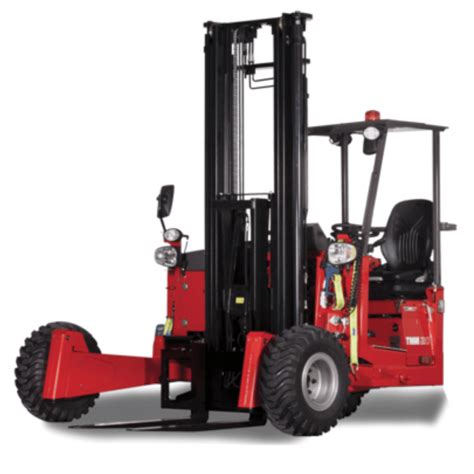 Thematic photo of a truck-mounted forklift TMM 20 in action
