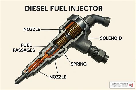 Photo of Yanmar's hydrogen engine, showing the fuel injectors