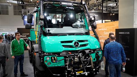 Prezentacja modeli Unimog na targach Agritechnica