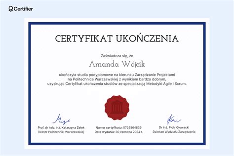 Certyfikat atestacji opryskiwacza