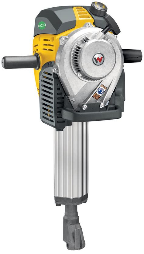 Photo of a Wacker Neuson BH 55 petrol hammer with a tamping tool attachment