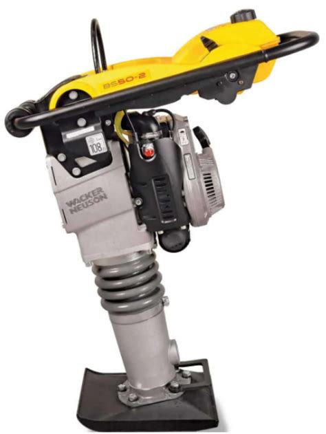 Photo of a Wacker Neuson BS50-2 rammer in action