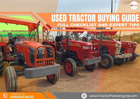 Infographic: Checklist for buying a used tractor