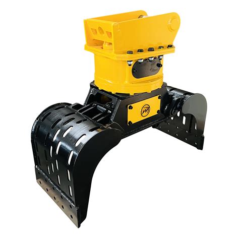 Photo of Komatsu mini excavator with various attachments (bucket, hammer, grapple)