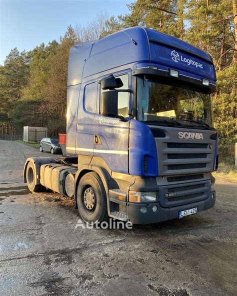 Zdjęcie ciągnika siodłowego Scania R420 w akcji