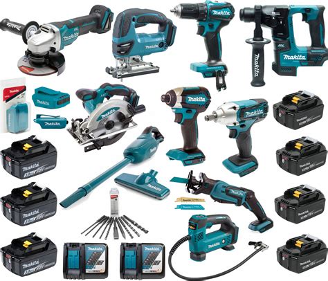 Zestaw elektronarzędzi akumulatorowych JCB Professional 18V