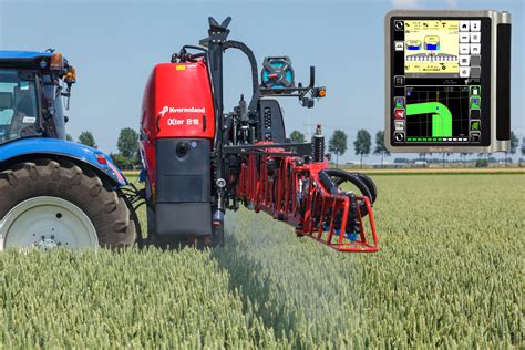 Thematic photo of Kverneland iXter A sprayer in operation in a field