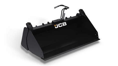 Detailed photo of a JCB bucket showing reinforced construction and protective coatings