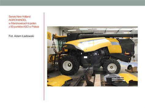 Tabela harmonogramu konserwacji kombajnu New Holland