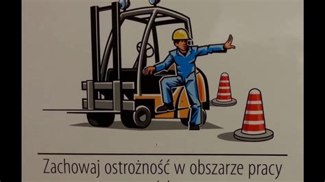schemat bezpiecznego manewrowania wózkiem widłowym z ładunkiem