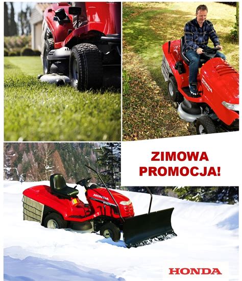 Infografika przedstawiająca różne zastosowania traktorka ogrodowego: koszenie, mulczowanie, odśnieżanie, transport materiałów.